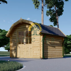 Redskapsbod Orlando 9 m² (3m x 3m), 34 mm