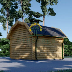 Redskapsbod Orlando 9 m² (3m x 3m), 34 mm