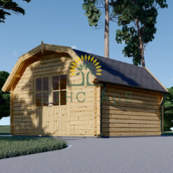 Trehytte Orlando 16 m², 34 mm