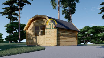 Trehytte Orlando 16 m², 34 mm