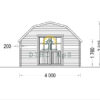 Trehytte Orlando 16 m², 34 mm