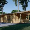 Feriehus TOSCANA 4.8 m x 11 m + terrasse 3 m
