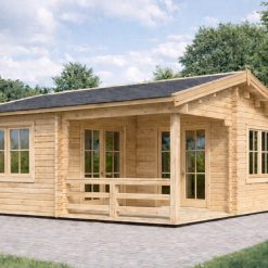 Hagebod 6x6 med terrasse TOR i tre