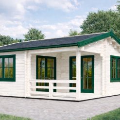 Hagebod 6x6 med terrasse TOR i tre