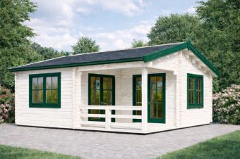 Hagebod 6x6 med terrasse TOR i tre