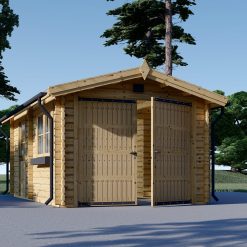 Tregarasje 16.6 m² (3,20 x 5,20), 44mm