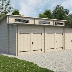 Dobbelgarasje Favori 5,7 m x 7,7 m; (43,7 m²)