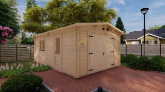 Garage 4m x 6m, 44mm