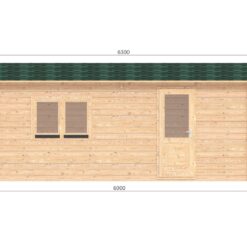 Garage 4m x 6m, 44mm