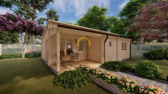 Feriehus Iberica T2 (6.36m x 8.86m), 68mm