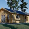 Funksjonell trehytte Greta 52m²