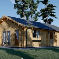Funksjonell trehytte Greta 52m²