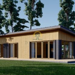 Trehus ZOE 96 m² - (44 mm + 19 mm trekledning mv.)