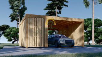 Carport med Redskapsbod