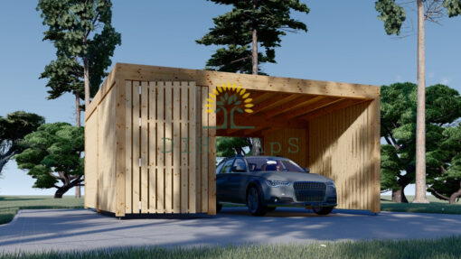 Carport med Redskapsbod