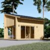 Trehus SOPHIA 20 m² (44 mm + trekledning)