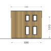 Trehus SOPHIA 20 m² (44 mm + trekledning)