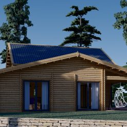 2-etasjes sommerhus DARLA 180 m², (44+44 mm)