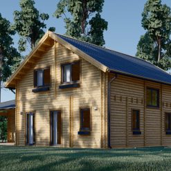 2-etasjes sommerhus DARLA 180 m², (44+44 mm)