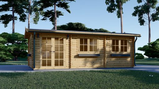 Trehytte ELEONORA (44 mm), 6.6×3 m, 20 m²
