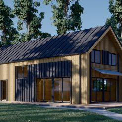 2-etasjes sommerhus INGRID (44 mm + trekledning), 170 m²