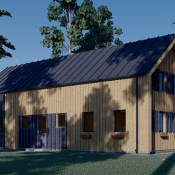 2-etasjes sommerhus INGRID (44 mm + trekledning), 170 m²