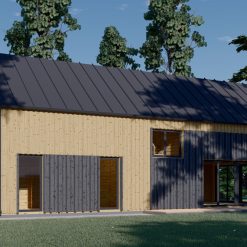 2-etasjes sommerhus INGRID (44 mm + trekledning), 170 m²