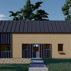 2-etasjes sommerhus INGRID (44 mm + trekledning), 170 m²