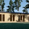 Sommerhus NICOLE 68 m² (44 mm + trekledning)