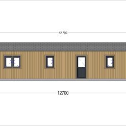 Sommerhus NICOLE 68 m² (44 mm + trekledning)