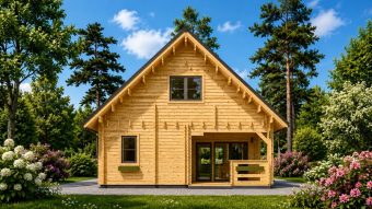 Trehus i 2 etasjer 80 m² – DORIS
