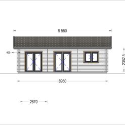 Feriehus ALICE 72 m², (44 + 44mm)