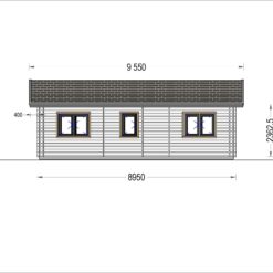 Feriehus ALICE 72 m², (44 + 44mm)