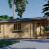 Trehytte ARGO (44 mm), 35 m² + 8m² terrasse