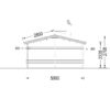 Trehytte ARGO (44 mm), 35 m² + 8m² terrasse