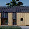 Sommerhus med hems ASTRID 120 m² (44 mm + trekledning)