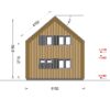 Sommerhus med hems ASTRID 120 m² (44 mm + trekledning)