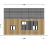 Sommerhus med hems ASTRID 120 m² (44 mm + trekledning)
