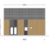 Sommerhus med hems ASTRID 120 m² (44 mm + trekledning)