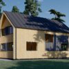 Sommerhus med hems ASTRID 120 m² (44 mm + trekledning)