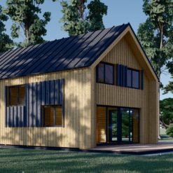 Sommerhus med hems ASTRID 120 m² (44 mm + trekledning)