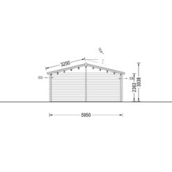 Sommerhus AVON (66 mm), 6×15 m, 90 m²