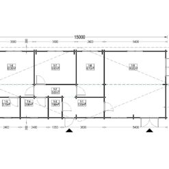 Sommerhus BRIGHTON (66 mm), 90 m²