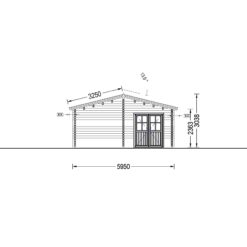 Sommerhus BRIGHTON (66 mm), 90 m²