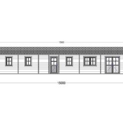 Sommerhus BRIGHTON (66 mm), 90 m²