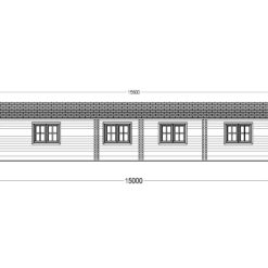 Sommerhus BRIGHTON (66 mm), 90 m²