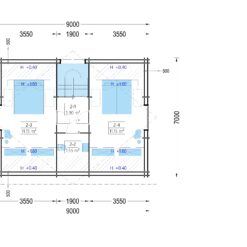 Sommerhus DORIS 80 m²