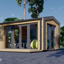 Redskapsbod EMMY 12 m² (34 mm + trekledning)