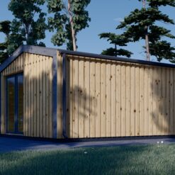 Trehytte EMMY 20 m² (34 mm + trekledning)