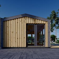 Trehytte EMMY 20 m² (34 mm + trekledning)